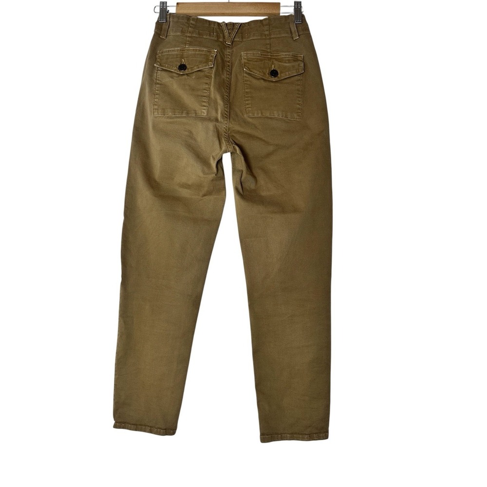 Veronica Beard ARYA Pants Women's Size 25 Straight High Rise Stretch Khaki - Picture 5 of 11